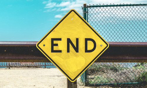 End Sign