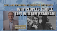 Why Jim Jones left William Branham